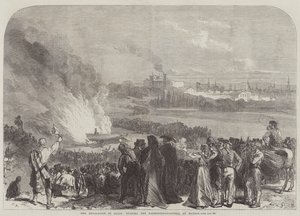 La révolution en Espagne, brûlant l